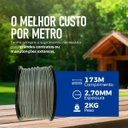 Ver imagem 4 de Fio Nylon com Aço Interno Redondo para Roçadeira 2,70mm 2kg 173m