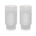 Ver imagem 1 de Conjunto 2 Copos Altos de Cristal com Fio de Ouro 400 Ml Lines Wolff