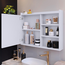 Ver imagem 5 de Espelheira Organizadora para Banheiro com Espelho Luxo - Branco