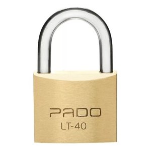 Cadeado Pado Latão Lt 40 Mm 2 Chaves Maciço Não Enferruja