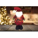 Ver imagem 4 de Papai Noel Pelúcia Em Pé Decor Bico de Papagaio 42cm - Master Christmas