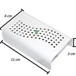Anti Mofo Eletrônico Desumidificador 110V - branco 2u. Repel Mofo Anti-Ácaro e Fungos - 6