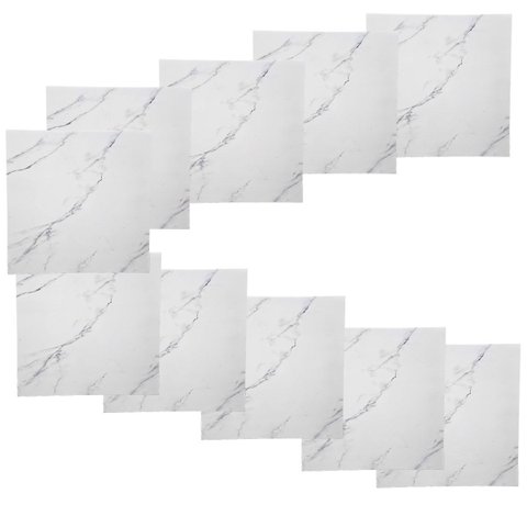 Placa Adesiva Autocolante Marmore Falso Kit 10 Uni Papel Parede Decoraçao Sala Estar Cozinha Banheir