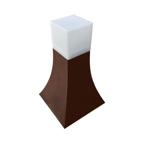 Poste Balizador 50cm Estilo Torre Eiffel Jardim Deck Bgplasticos Bgbl Ferrugem 017