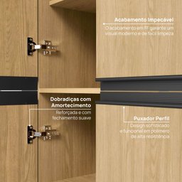 Paneleiro 4 Portas 70cm Nara CabeCasa MadeiraMadeira - 7