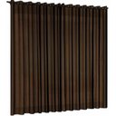 Ver imagem 1 de Cortina voil tecido 8,00x2,80 Para Varão Simples:Marrom-escuro
