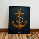 Ver imagem 6 de Kit3 Quadro Decorativo Marítimo Barco Ancora Bussola Veleiro Qualidade Premium Luxo 40x28cm