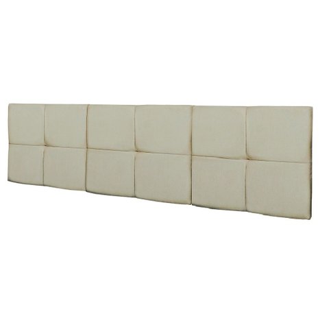 Cabeceira Cama Casal Queen México 1,60 Box Estofada - Areia Suede