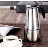 Cafeteira Italiana Aço Inox 300ml 6 Xícaras Cafezinho - 7