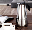 Ver imagem 7 de Cafeteira Italiana Aço Inox 300ml 6 Xícaras Cafezinho