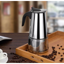 Ver imagem 3 de Cafeteira Italiana Aço Inox 300ml 6 Xícaras Cafezinho