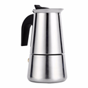 Ver imagem 1 de Cafeteira Italiana Aço Inox 300ml 6 Xícaras Cafezinho