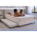 Ver imagem 3 de Cama Box c/Aux Crc Casal +Colchão Anatômico Ortopédico Shelby Hellen -