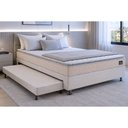 Ver imagem 1 de Cama Box c/Aux Crc Casal +Colchão Anatômico Ortopédico Shelby Hellen -