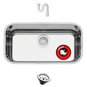 Cuba Pia Numero 2 Cozinha Inox Robust As Pesada 0,6 56x34x17