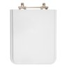 Assento Sanitário Tampa de Vaso Madeira MDF Laqueado Square para bacia Incepa Quadrado 6lpf - - 1