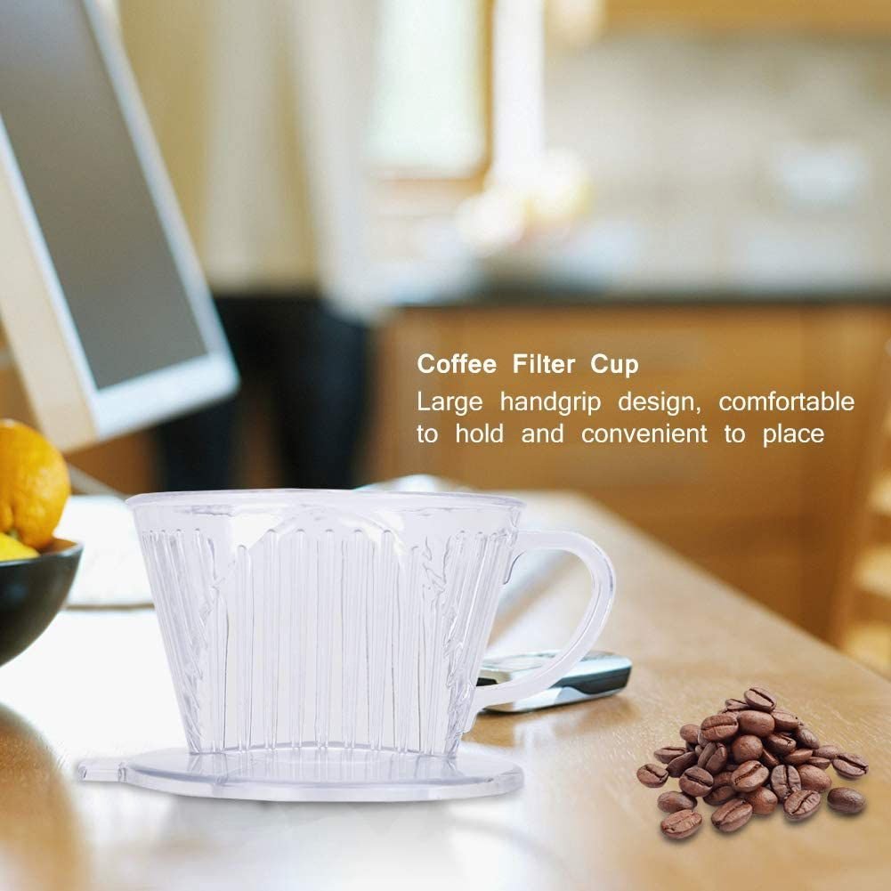 Filtro Para Café de Copo Plástico Transparente Reutilizável - 6