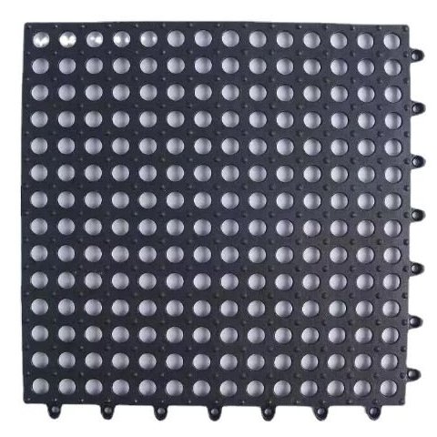 16 Tapete Flexível Antiderrapante 30x30 Box Banheiro Piscina:PRETO