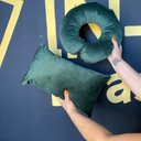 Ver imagem 2 de Kit Almofadas 2/5 Veludo Verde - In9 Decor