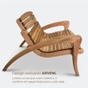 Ver imagem 5 de Poltrona Isa Arveni Madeira Maciça Sustentável – Área Externa, Jardim e Varanda – Castanho Claro