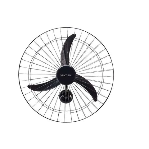 Ventilador de Parede 60cm Preto 200w Bivolt 543 Ventisol
