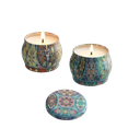 Ver imagem 1 de Vela Atomatica Pote Decorativos Vintages Cera de Coco 90 Gr Vignolla Bamboo