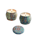 Ver imagem 1 de Vela Atomatica Pote Decorativos Vintages Cera de Coco 90 Gr Vignolla Bamboo
