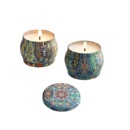 Vela Atomatica Pote Decorativos Vintages Cera de Coco 90 Gr Vignolla Bamboo - 1