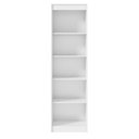 Ver imagem 3 de Armário Multiuso Davi 2 Portas 4 Prateleiras MDP 50cm Branco