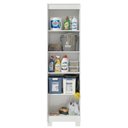 Ver imagem 4 de Armário Multiuso Davi 2 Portas 4 Prateleiras MDP 50cm Branco