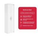 Ver mais imagens de Armário Multiuso Davi 2 Portas 4 Prateleiras MDP 50cm Branco