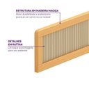 Ver imagem 3 de Kit Grades de Proteção Madeira Maciça e Rattan Magna Kids Casatema MadeiraOriginals Marrom/Mel