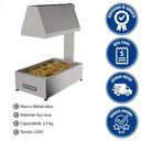 Ver imagem 2 de Conservador de Fritura Elétrico Metalcubas em Inox 2,5kg 220v Mcf01cg