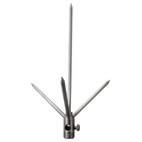 Captor Franklin 1 Descida 300mm 4 Pontas Latão