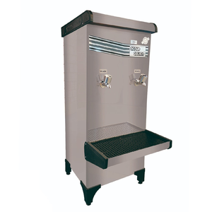 Bebedouro Industrial 25 Litros em Inox 220v Acqua Gelata 2 Torneiras Pre25 Purificador com Filtro
