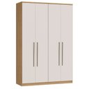 Ver imagem 1 de Guarda-Roupa Modulado 4 Portas Elegance Marrom/Angelin/Blanc