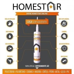 Cola Base Aquosa 380g Rende 14m² HomEstar - 2