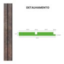 Ver imagem 3 de Painel Ripado Laminado de Eva Autocolante Rpdod 10cm Linha Urban Plus Corten 10 Metros Rpdod 06