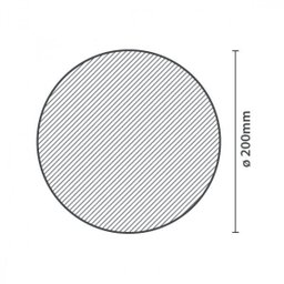 Roseta Decorativa Poliestireno R18 HomEstar - 2