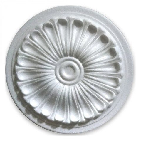 Roseta Decorativa Poliestireno R18 Homestar Branco