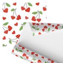 Ver imagem 1 de Papel de Parede Adesivo Corações Cereja Vermelho 2,80m