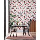 Ver imagem 4 de Papel de Parede Adesivo Corações Cereja Vermelho 2,80m