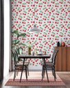 Ver imagem 4 de Papel de Parede Adesivo Corações Cereja Vermelho 2,80m