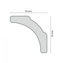 Ver imagem 3 de Roda Teto A5 Perfil de Poliestireno Homestar