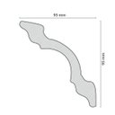 Ver imagem 3 de Roda Teto K130 Perfil de Poliestireno Branco Homestar