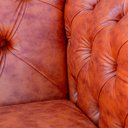 Ver imagem 4 de Sofá Chesterfield 3 Lugares Couro Sintético Luxo Marrom