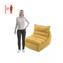 Ver imagem 4 de Poltrona Reclinável Sync Kappesberg 90cm Boucle Mostarda