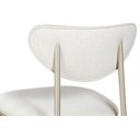 Ver imagem 4 de Kit 2 Cadeiras Safira Jantar Base Aço Carbono Espuma D28 - Champagne