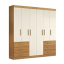 Ver imagem 3 de Conjunto Quarto de Casal Guarda-Roupa 6 Portas 6 Gavetas e Painel para TVs 43" Espresso Móveis