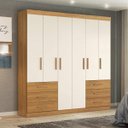 Ver imagem 2 de Conjunto Quarto de Casal Guarda-Roupa 6 Portas 6 Gavetas e Painel para TVs 43" Espresso Móveis